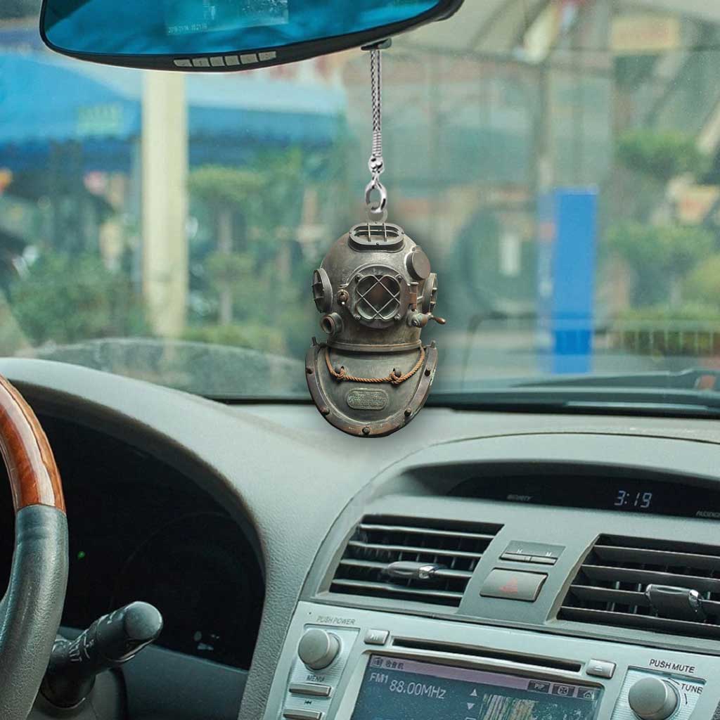 Love Diving Two-sided - Scuba Diving Car Ornament