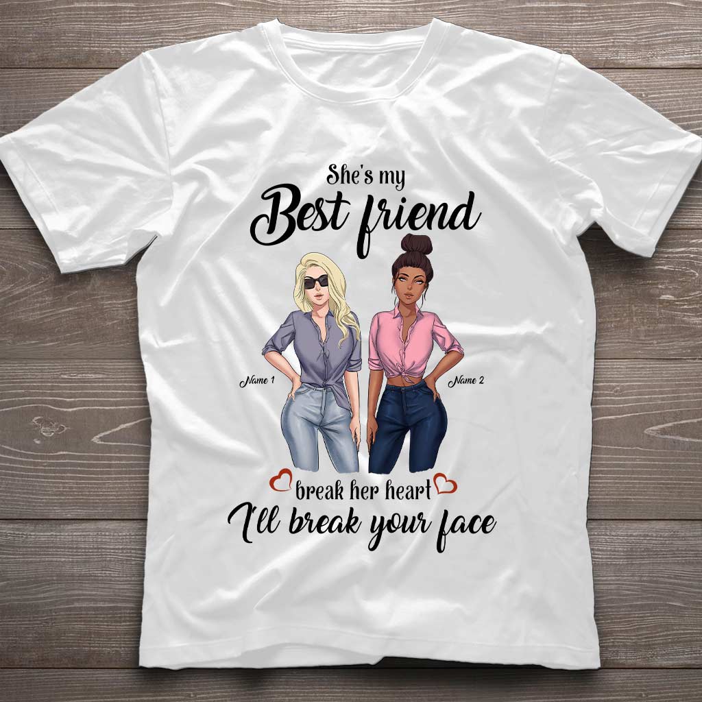 She's My Best Friend - Personalized Bestie T-shirt and Hoodie