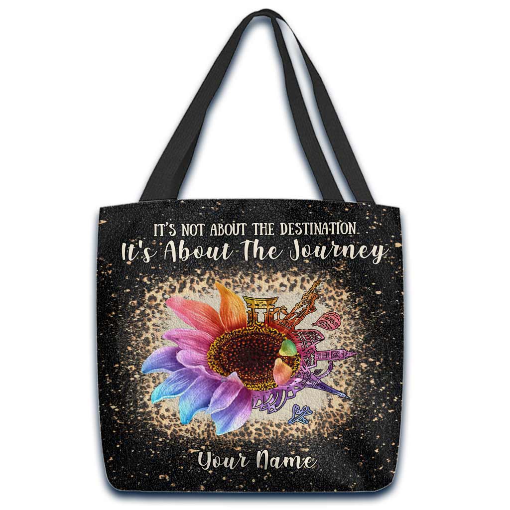 It's Not About The Destination - Personalized Travelling Tote Bag