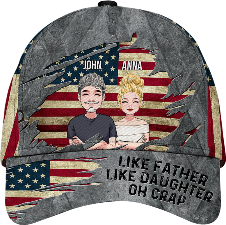 Like Father Like Daughter - Personalized Father Classic Cap