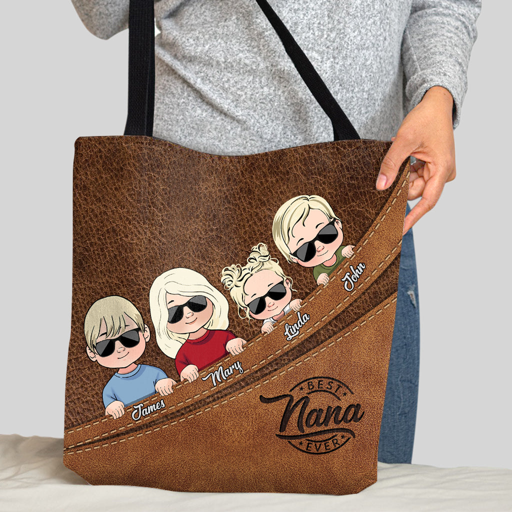 Best Grandma Ever - Personalized Grandma Tote Bag