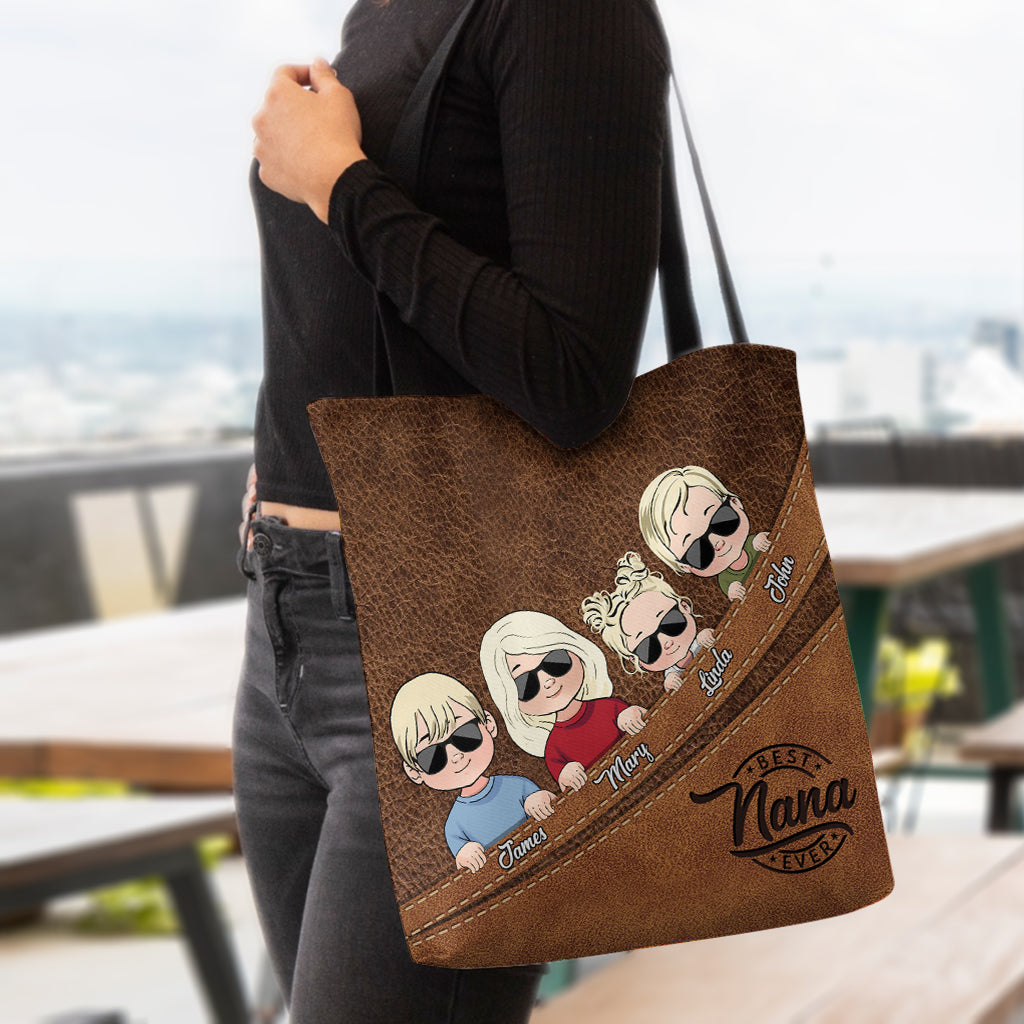 Best Grandma Ever - Personalized Grandma Tote Bag