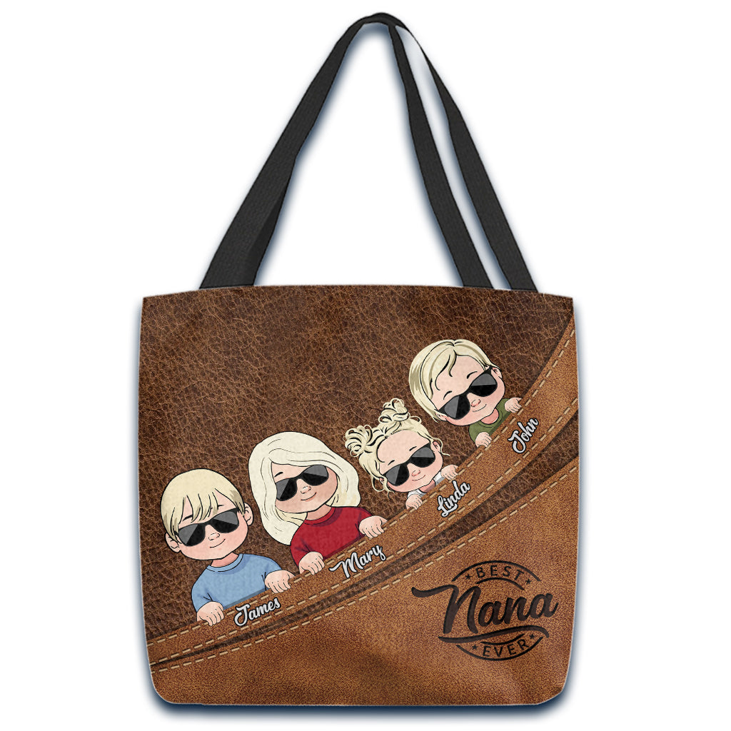 Best Grandma Ever - Personalized Grandma Tote Bag