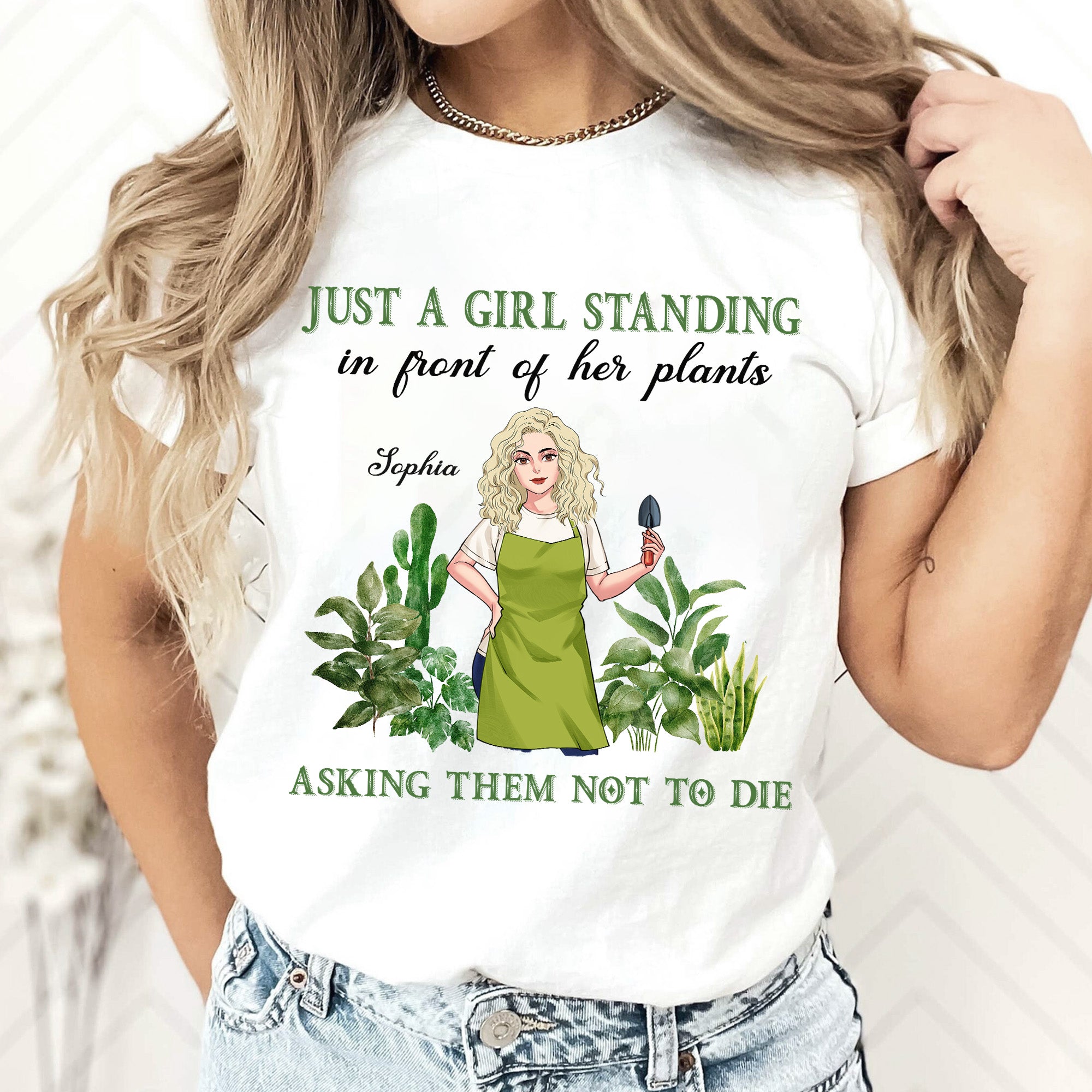 Gardening Girl - Personalized Gardening T-shirt and Hoodie