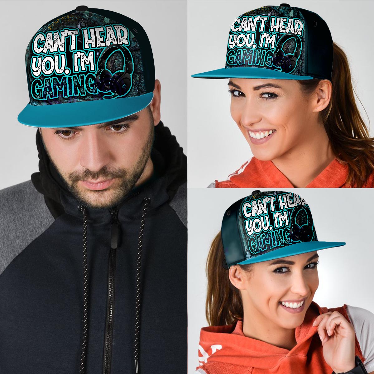 Can't Hear You I'm Gaming - Video Game Snapback