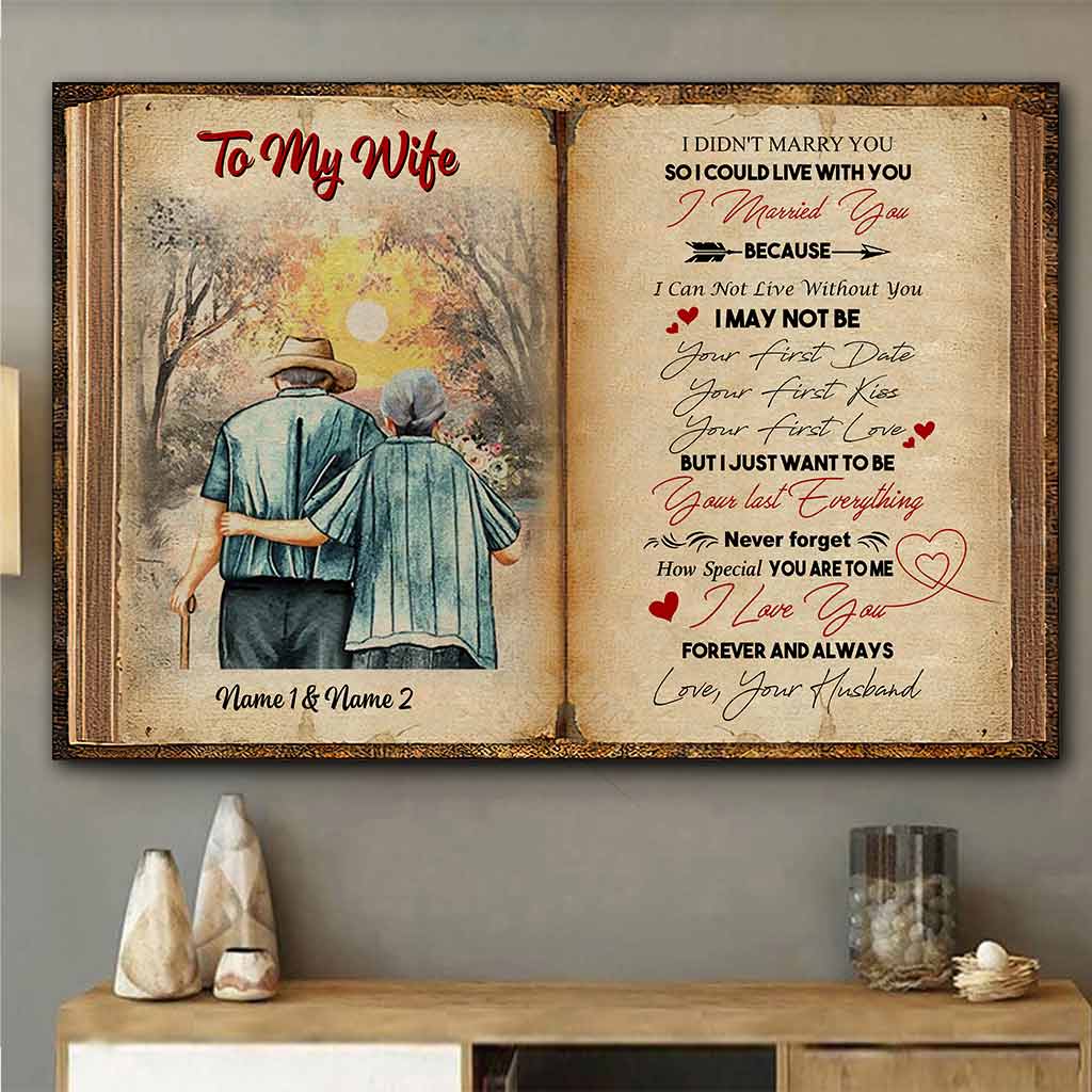 Disover To My Husband I Love You - Personalized Couple Poster