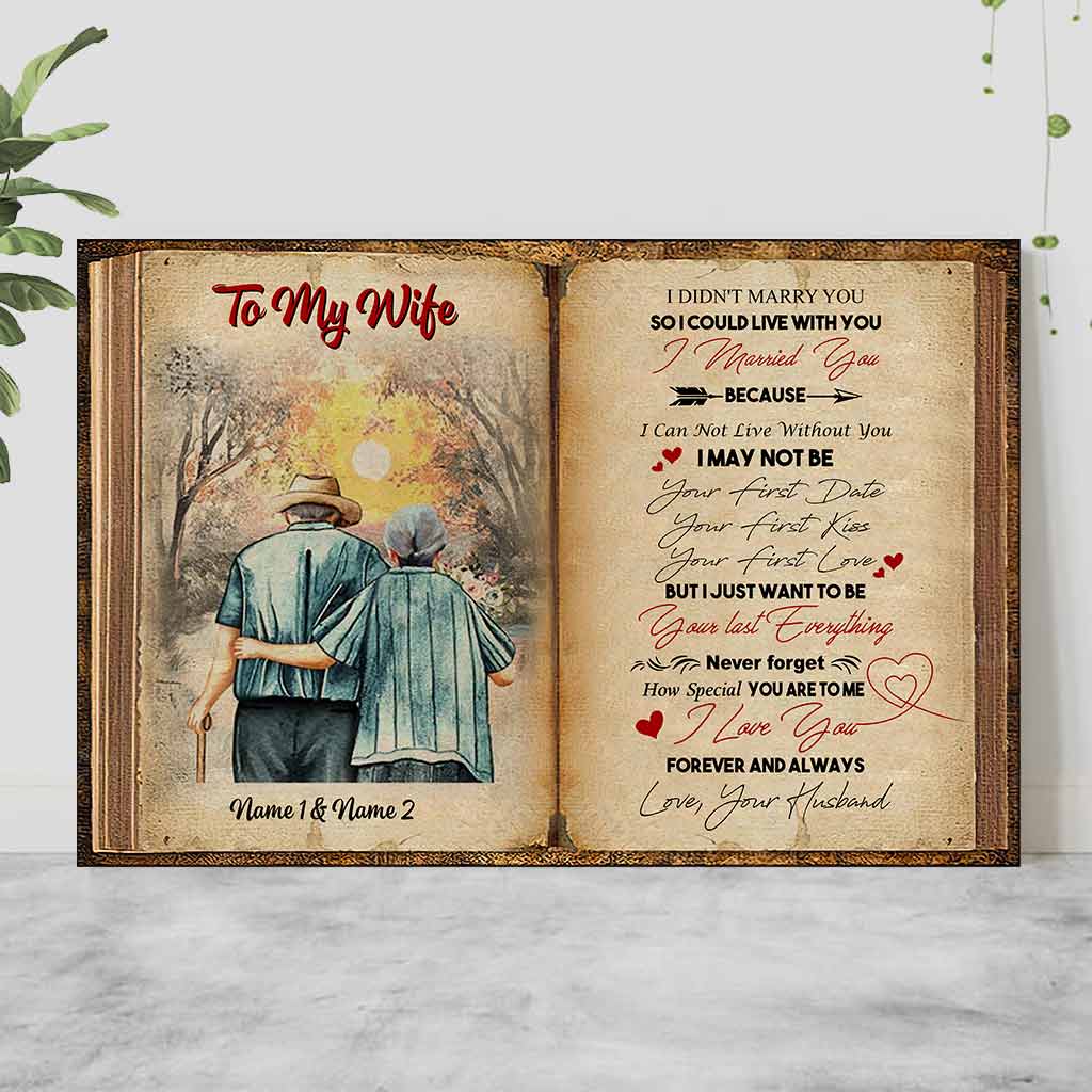 Disover To My Husband I Love You - Personalized Couple Poster