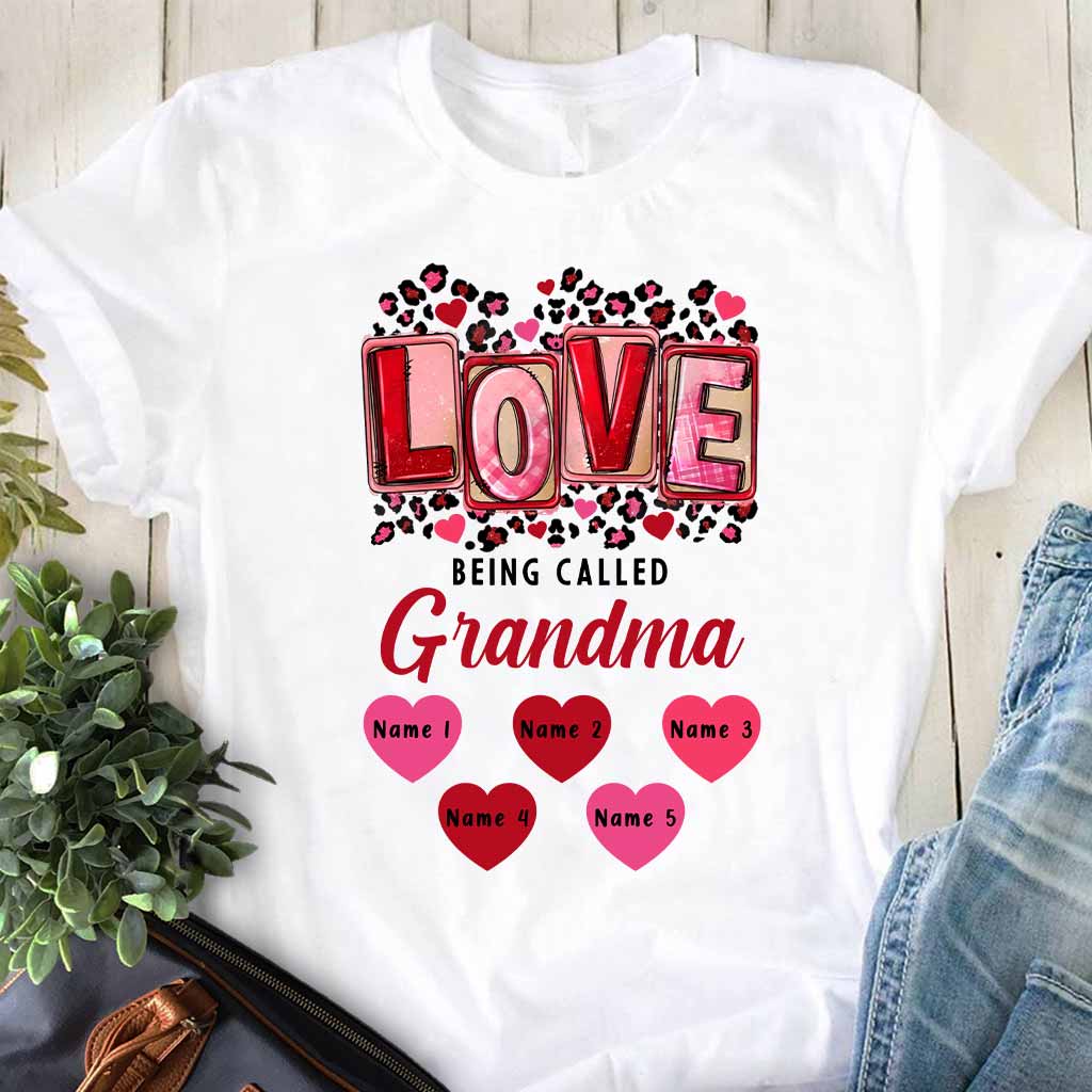 Love Being Called Grandma - Personalized Grandma T-shirt and Hoodie