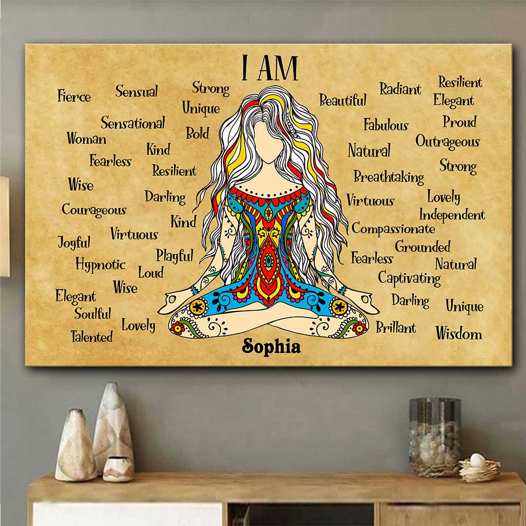 I'm - Personalized Yoga Canvas And Poster