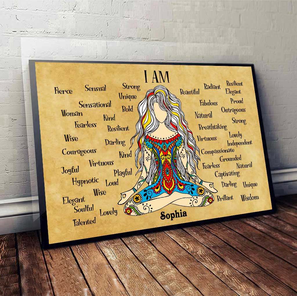 I'm - Personalized Yoga Canvas And Poster