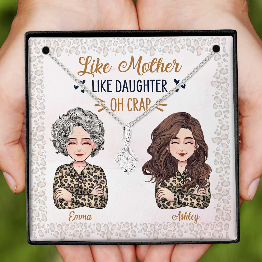 Like Mother Like Daughter - Personalized Mother's Day Mother Necklace