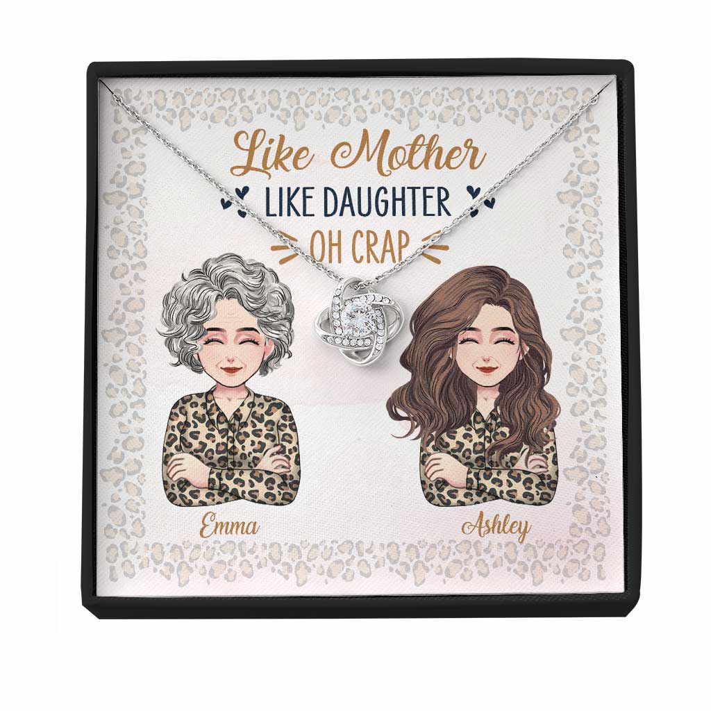 Like Mother Like Daughter - Personalized Mother's Day Mother Necklace