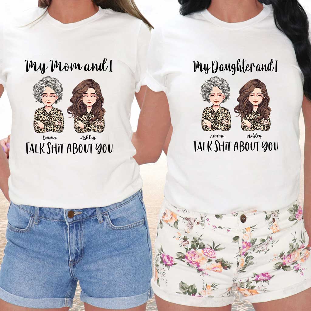 Mother And Daughter - Personalized Mother's Day Mother T-shirt and Hoodie