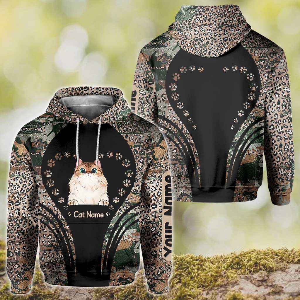 Love Cats - Personalized All Over 3D Hoodie