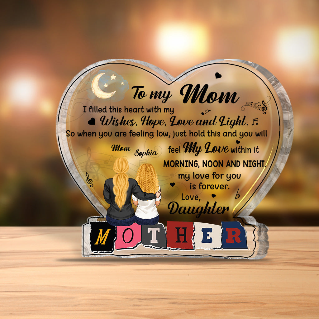 Mother For All The Times - Personalized Mother's Day Mother Custom Shaped Acrylic Plaque