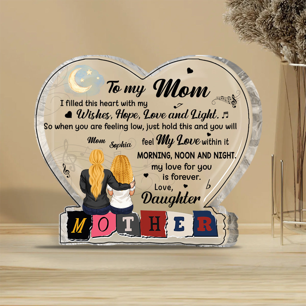 Mother For All The Times - Personalized Mother's Day Mother Custom Shaped Acrylic Plaque