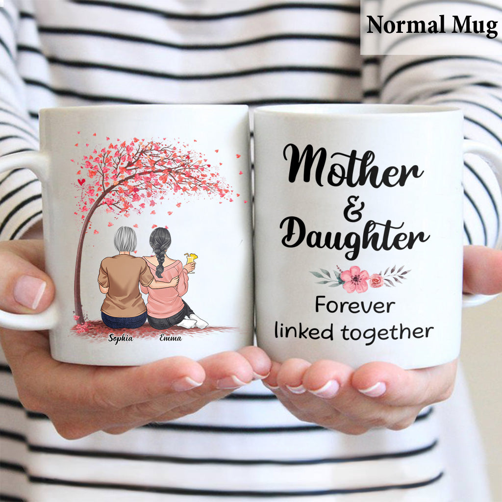 Forever Linked Together - Personalized Mother's Day Mother Mug
