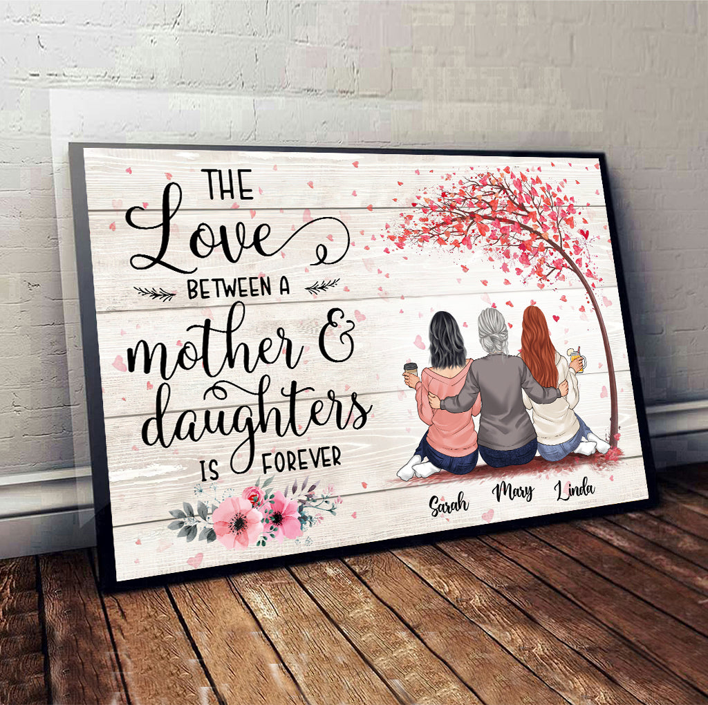 The Love Is Forever - Personalized Mother's Day Mother Canvas And Poster