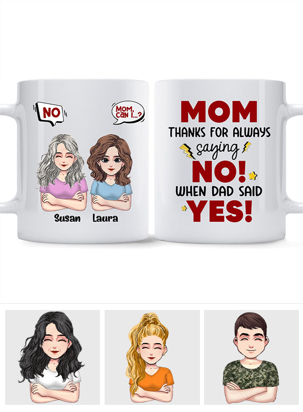 Personalized Mother & Son Mug - Mother And Sons Forever Linked
