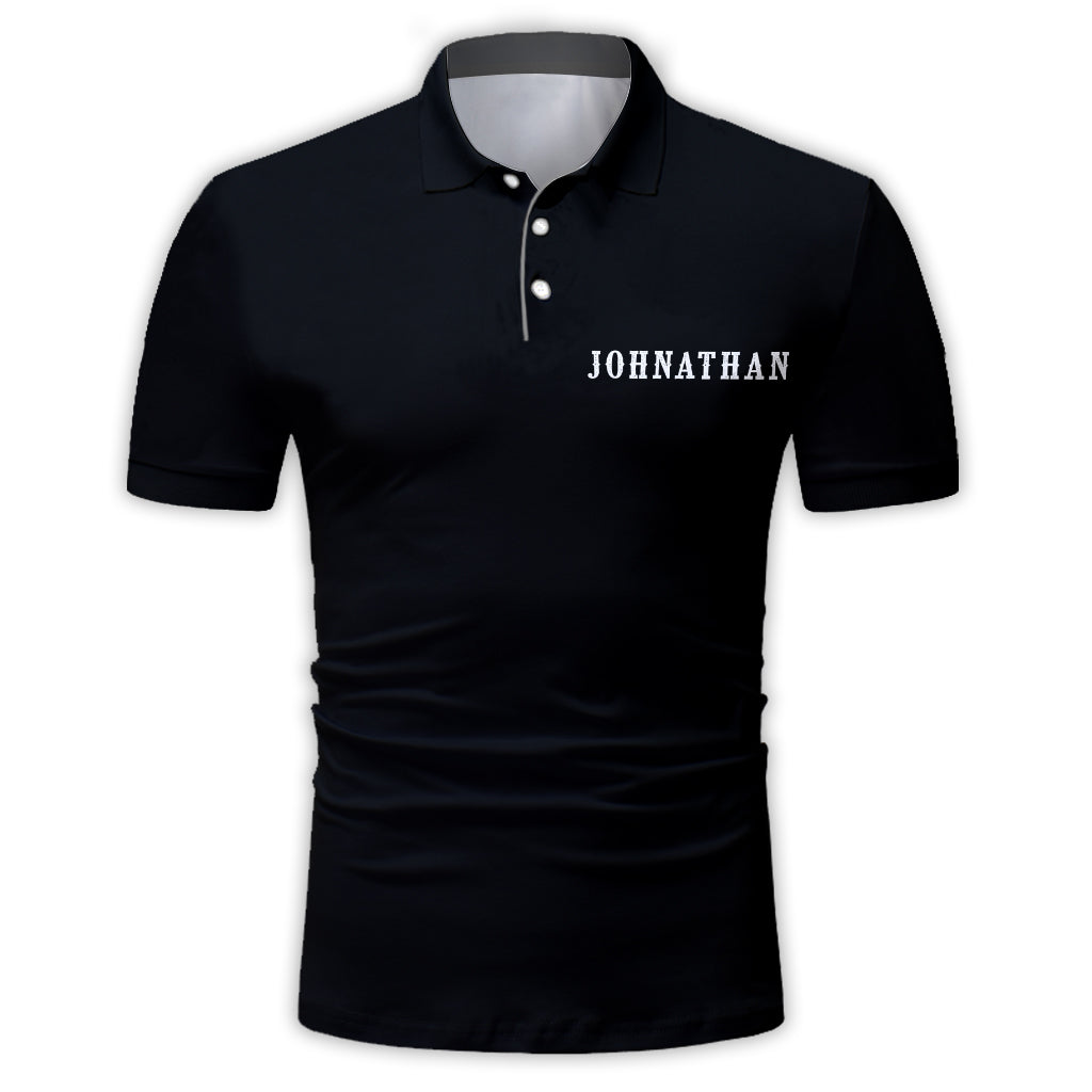 Golf Is My Therapy - Personalized Golf Polo Shirt