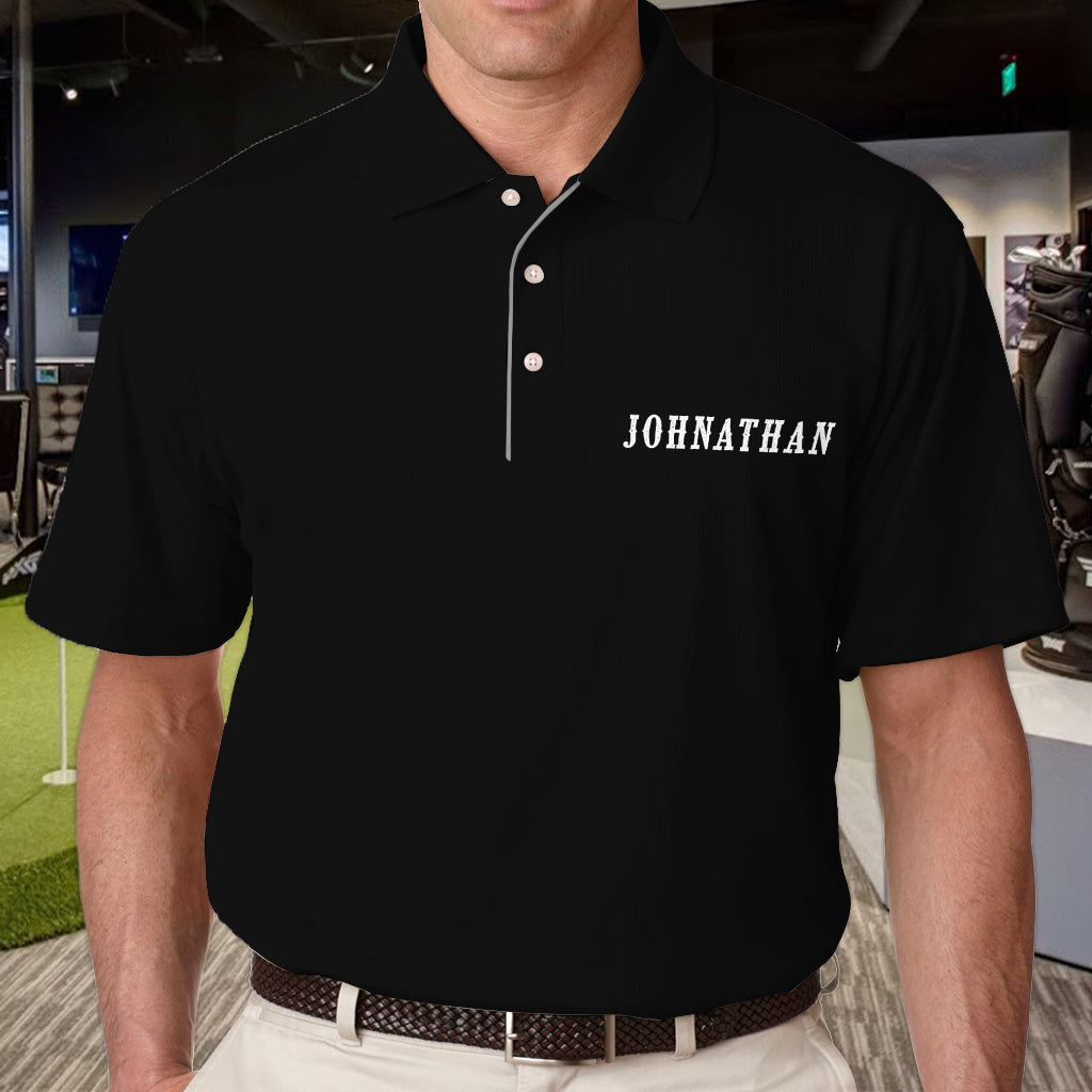 Golf Is My Therapy - Personalized Golf Polo Shirt