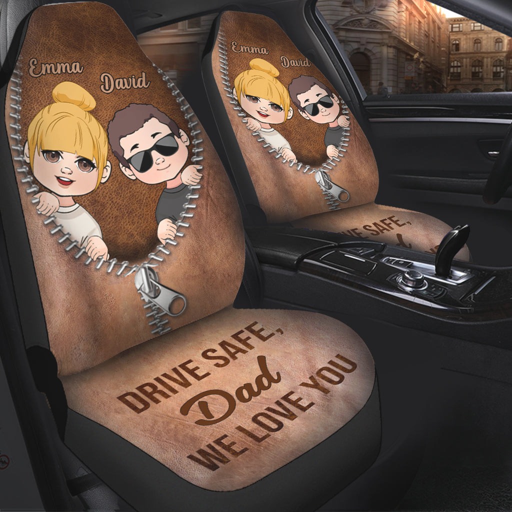 Drive Safe - Personalized Father Seat covers