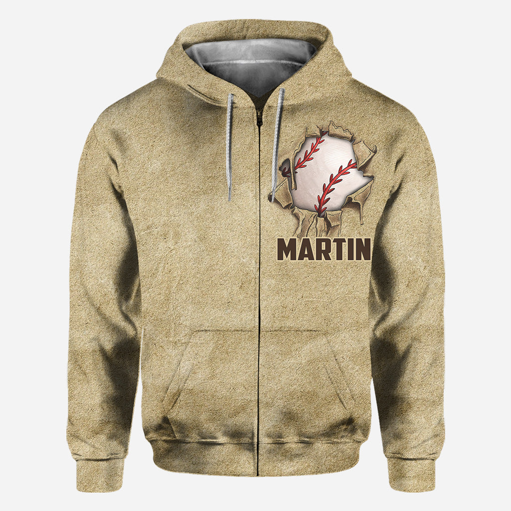 Love Baseball - Personalized Baseball All Over Shirt