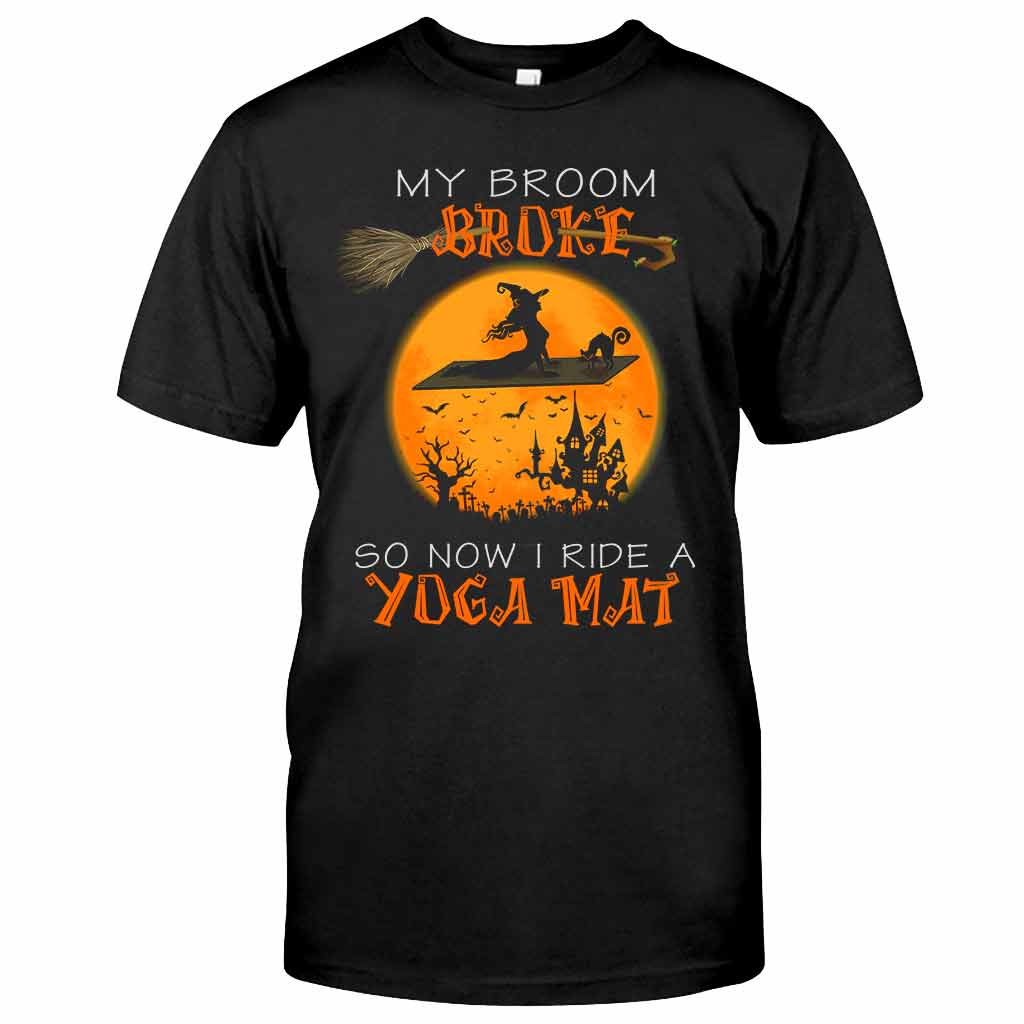 My Broom Broke Halloween T-shirt And Hoodie 092021