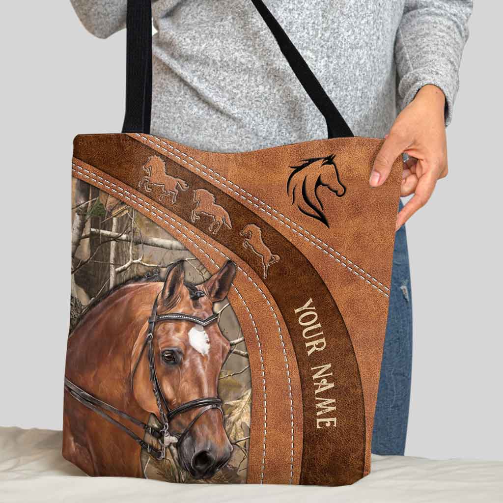 Discover Love Horses - Personalized Tote Bag