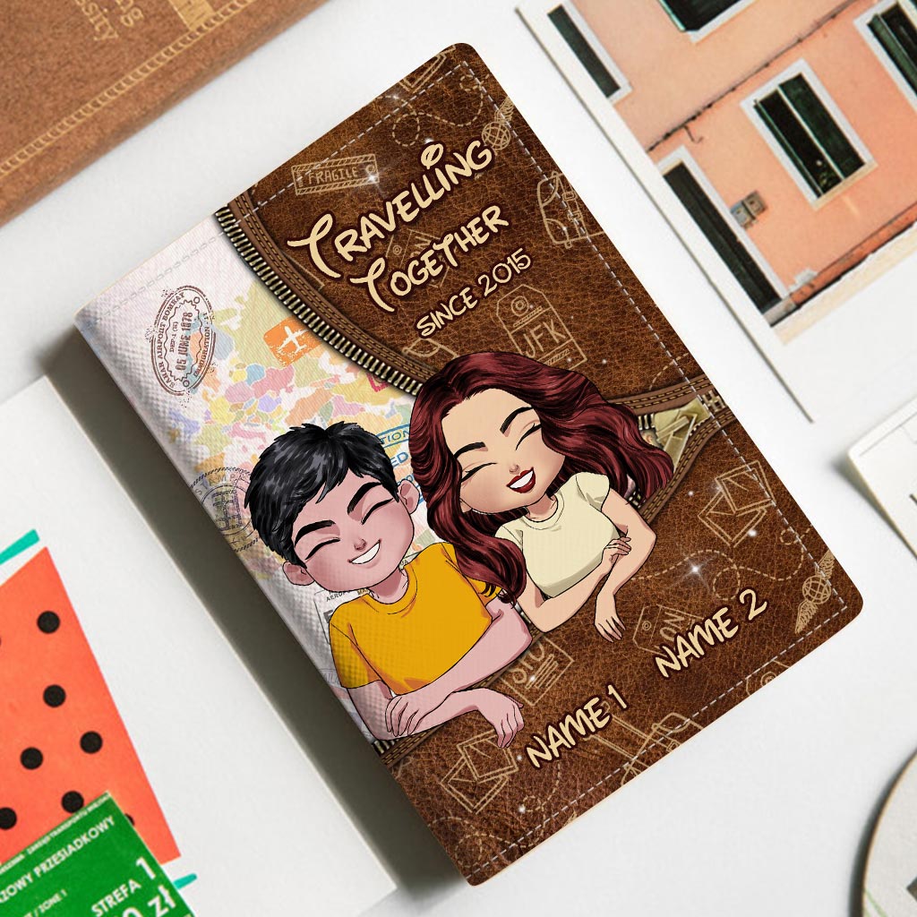 Travelling Together Since - Personalized Travelling Passport Holder