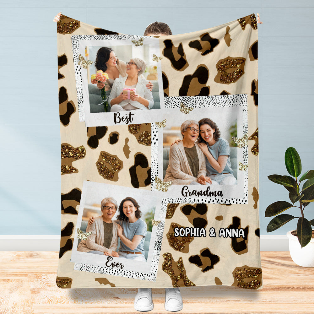 Best Grandma Ever - Personalized Mother's Day Grandma Blanket