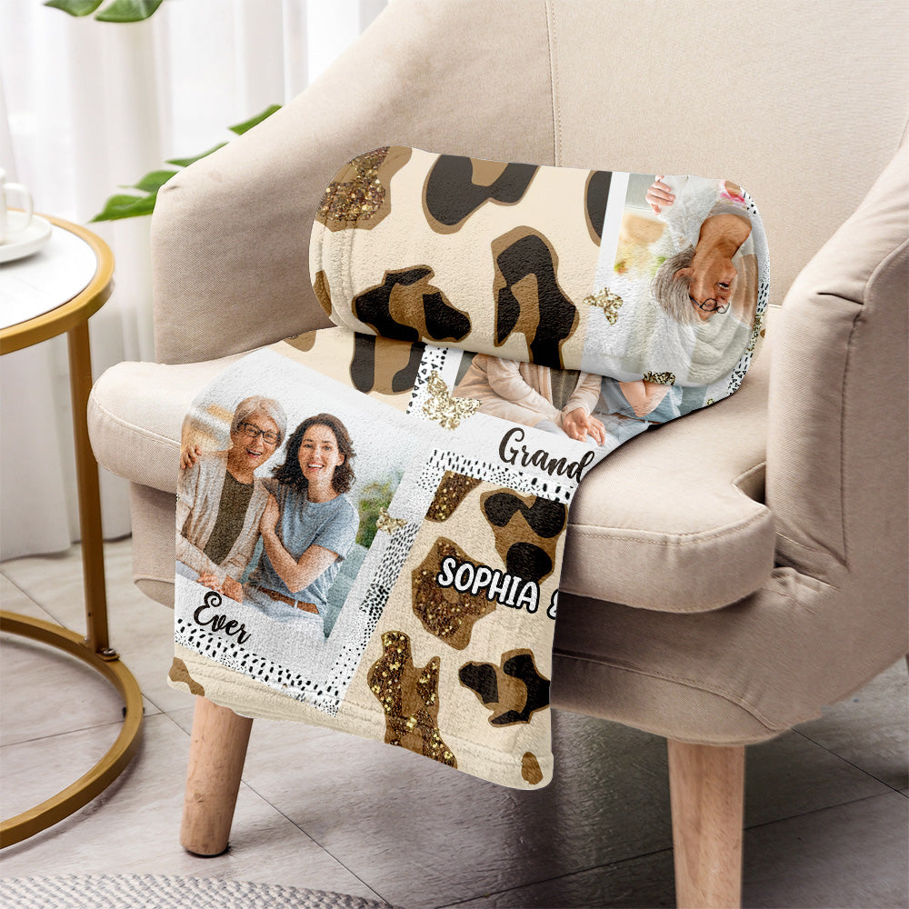 Best Grandma Ever - Personalized Mother's Day Grandma Blanket