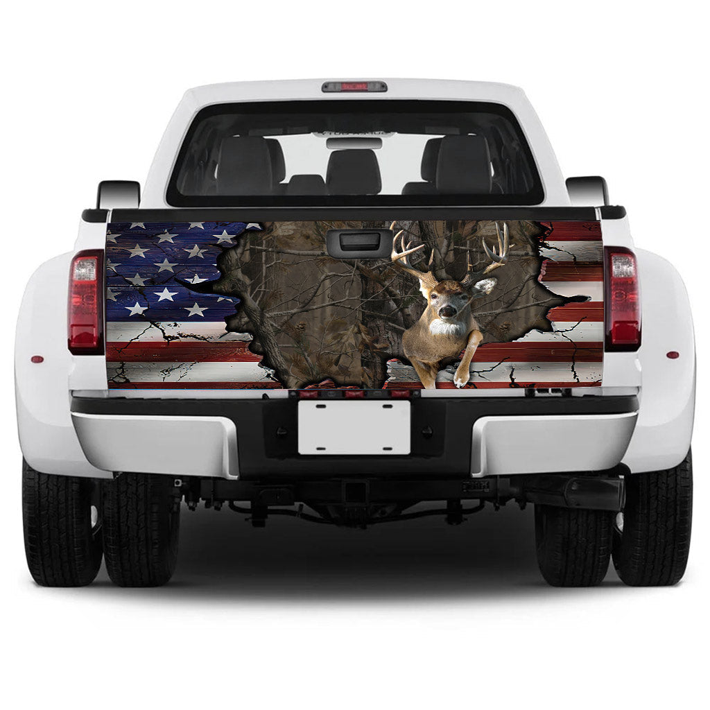 Outdoor Is My Life - Independence Day Hunting Truck Tailgate Decal