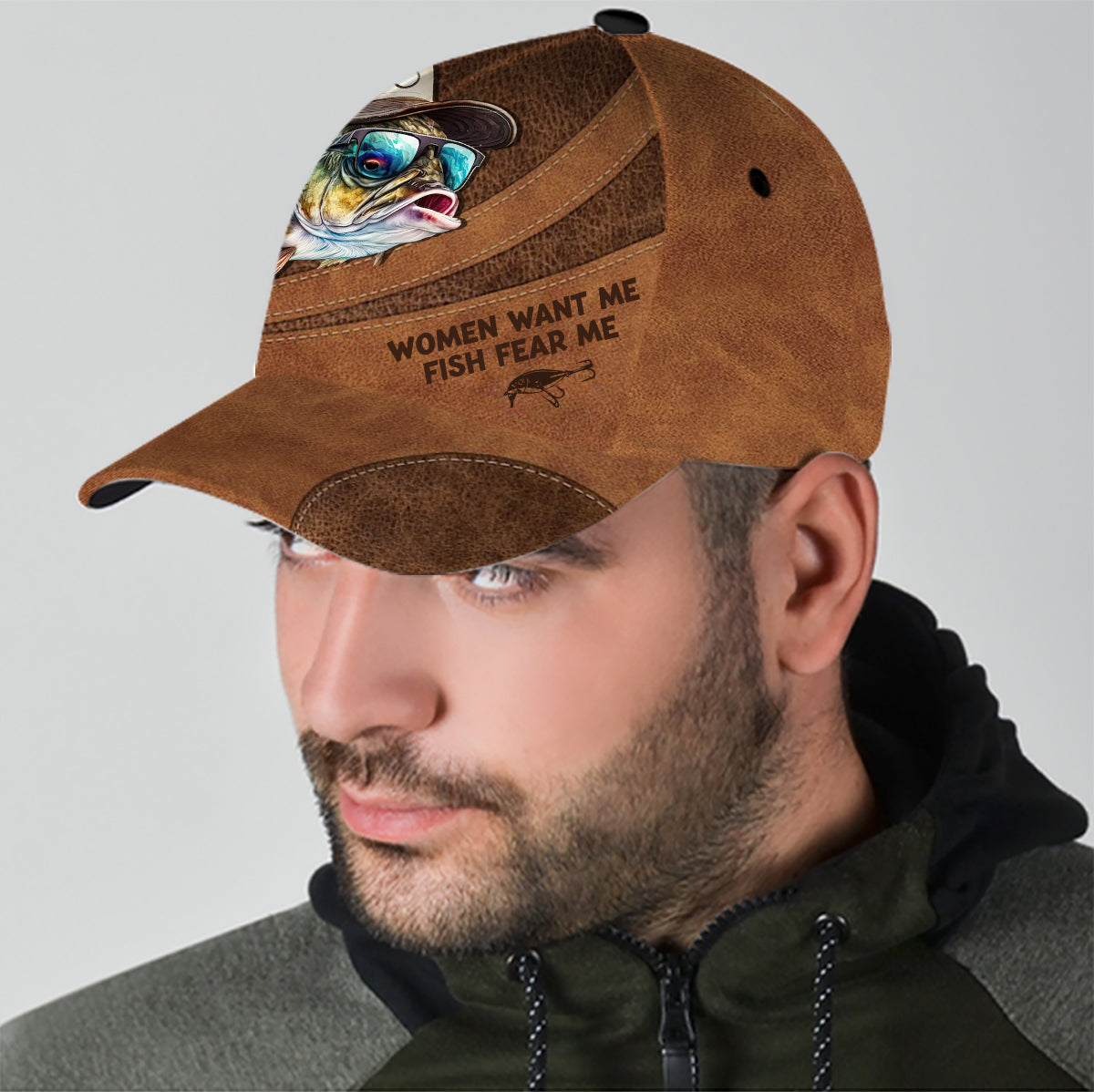 Fishing Makes Me Happy - Personalized Fishing Classic Cap