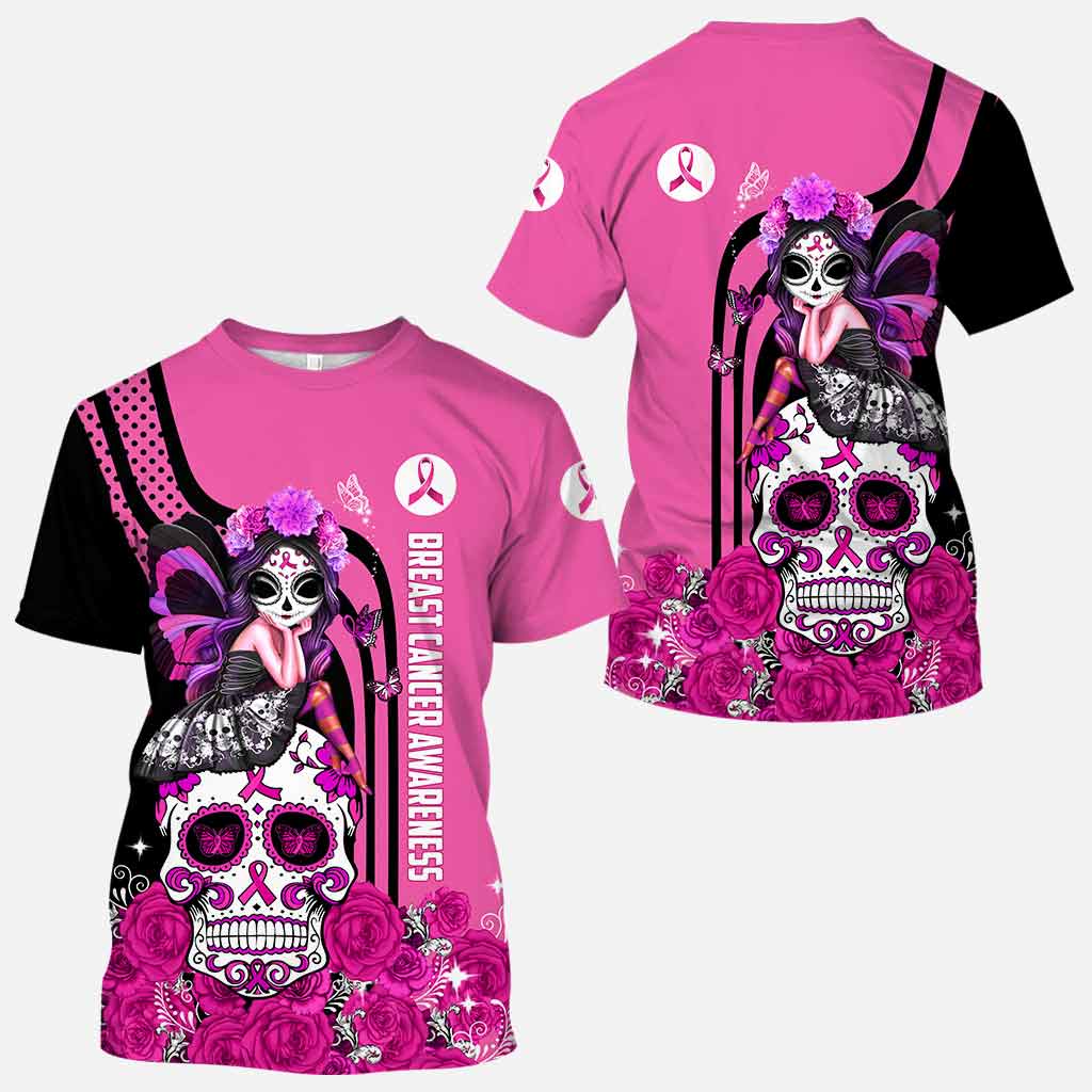 Fight Like A Girl - Breast Cancer Awareness All Over T-shirt and Hoodie 102021