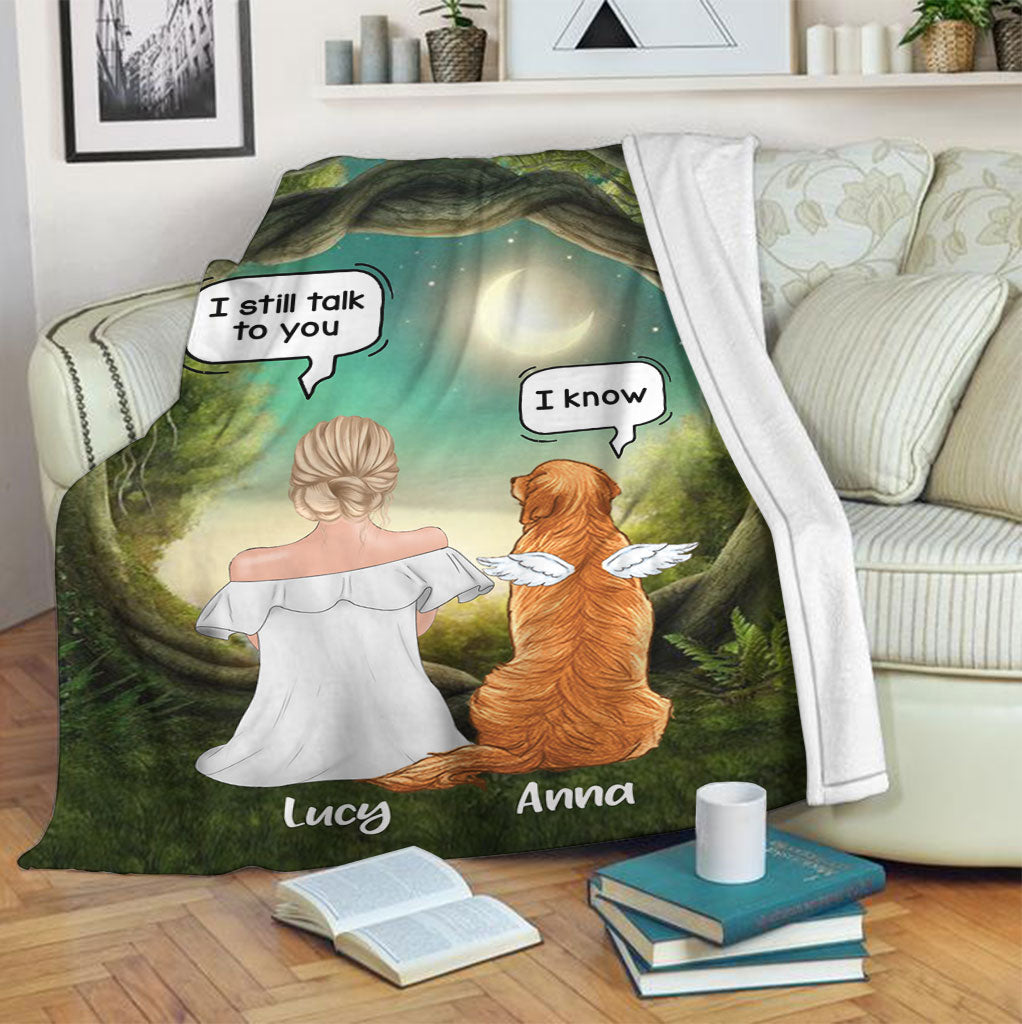 Dog Memorial - Personalized Blanket