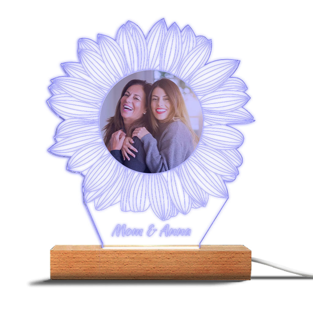 You Are My Sunshine - Gift for mom, grandma, sister, daughter, son, brother, grandpa, dad, wife, husband, friend - Personalized Shaped Plaque Light Base