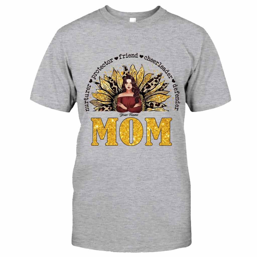 Mom Nurturer Protector - Personalized Mother's Day T-shirt and Hoodie