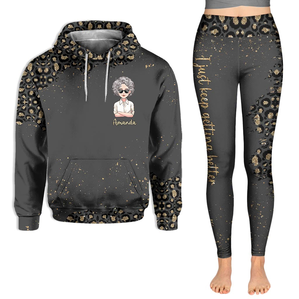 Legend Mom Grandma - Personalized Mother's Day Mother Hoodie and Leggings