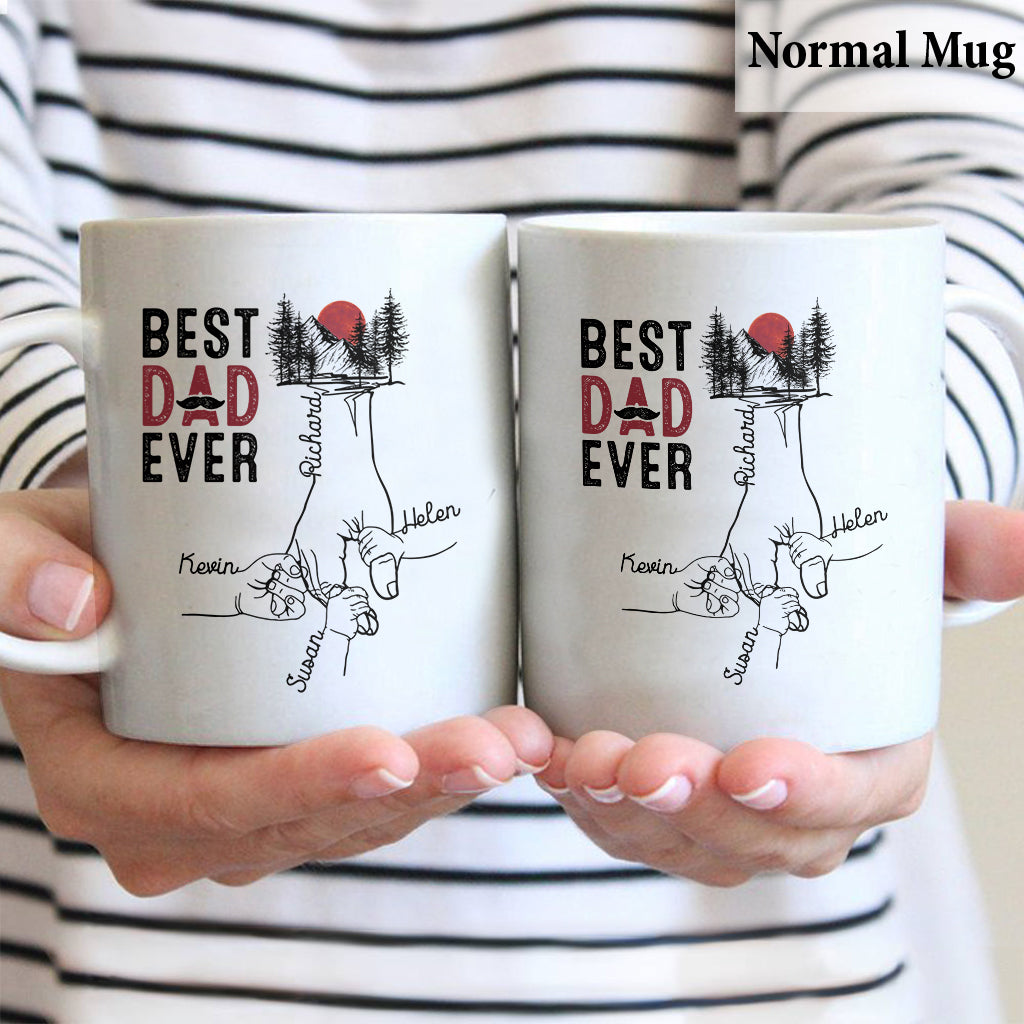 Best Dad Ever - Personalized Father Mug