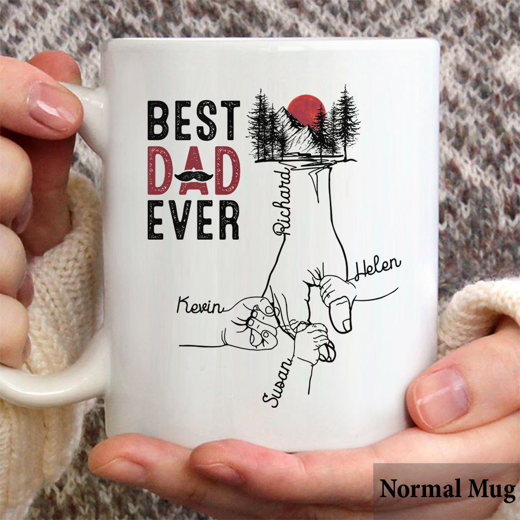 Best Dad Ever - Personalized Father Mug