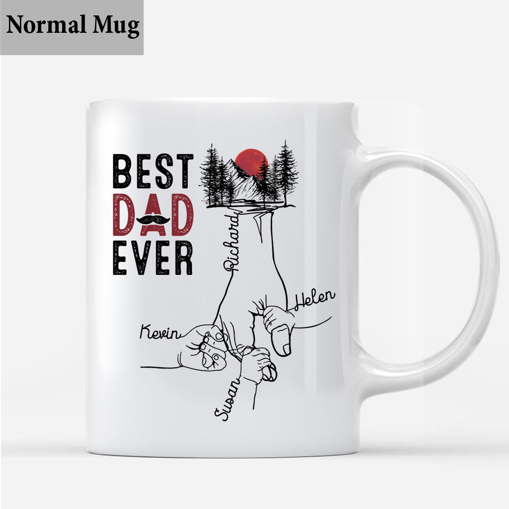 Best Dad Ever - Personalized Father Mug