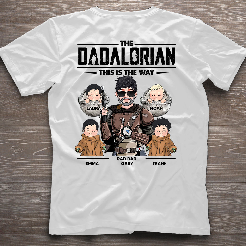 This Is The Way Dadalorian Mamalorian - Personalized Father T-shirt and Hoodie