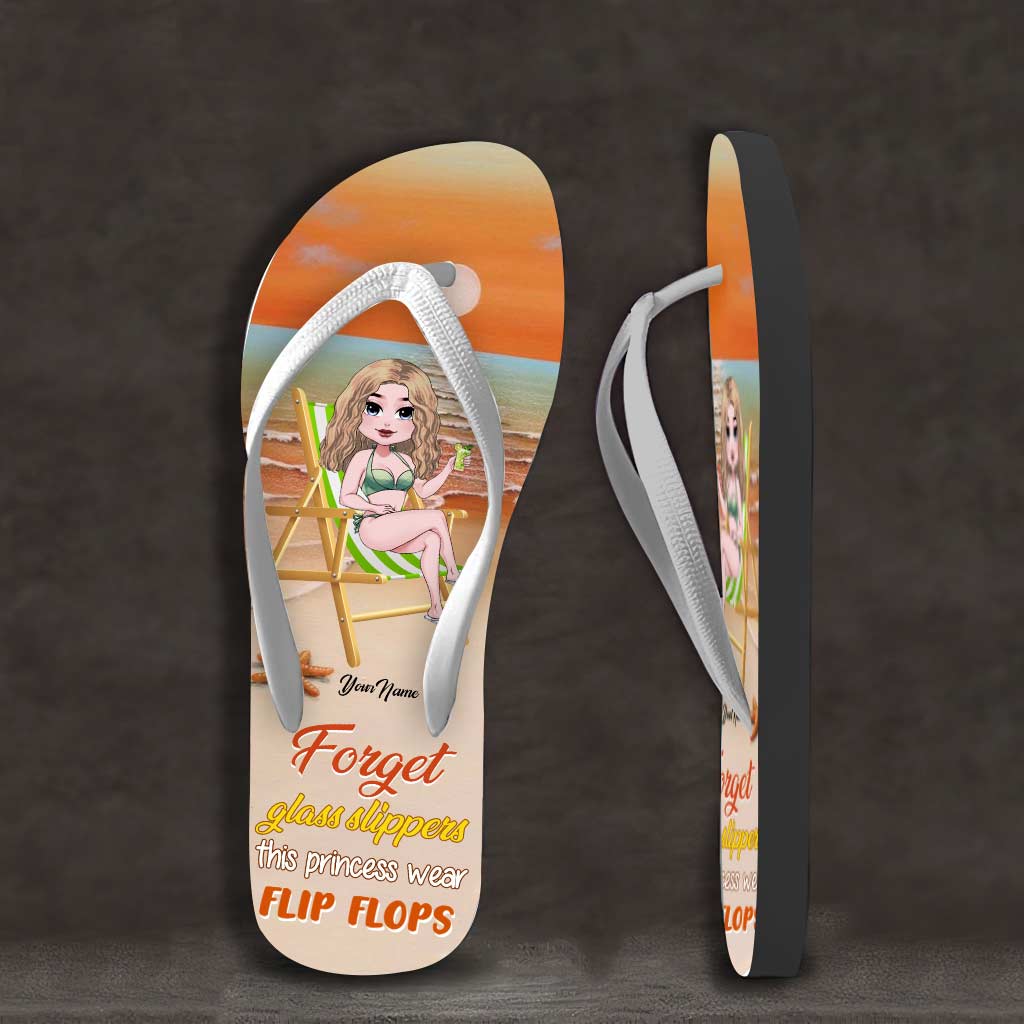 Forget Glass Slippers - Personalized Sea Lover Flip Flops