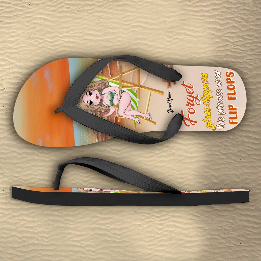 Forget Glass Slippers - Personalized Sea Lover Flip Flops