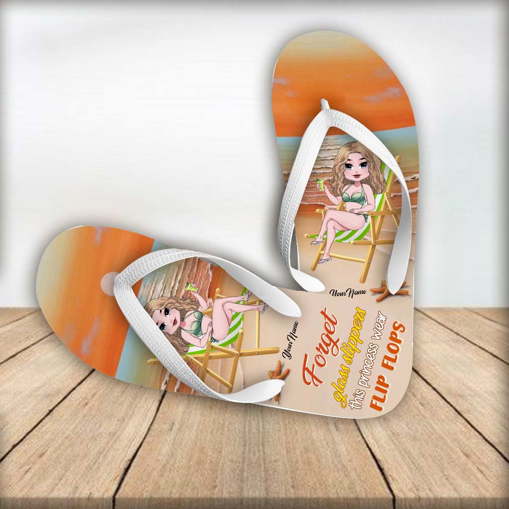 Forget Glass Slippers - Personalized Sea Lover Flip Flops