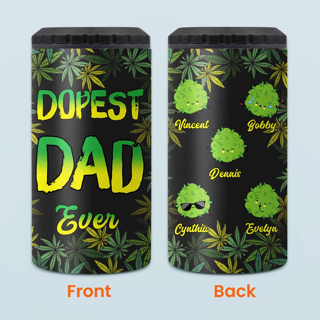  Worlds Dopest Dad Weed Marijuana Bong Weed Mens