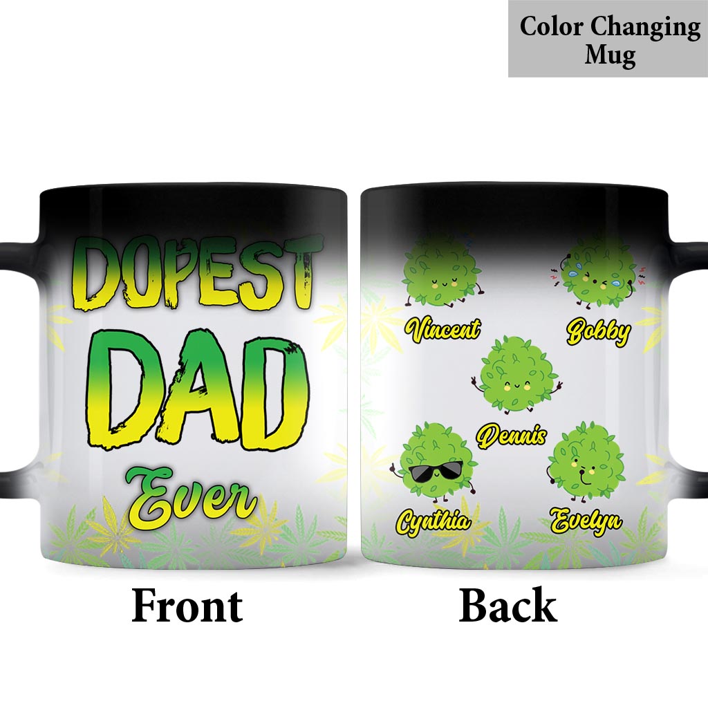 Dopest Dad Ever - Personalized Weed Mug