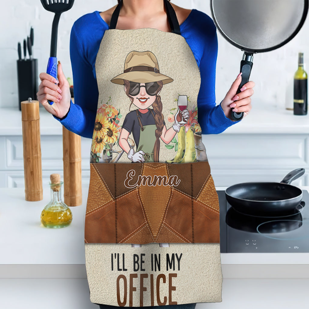 I'll Be In My Office - Personalized Gardening Apron