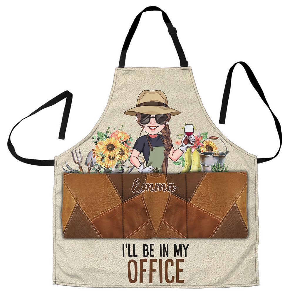 I'll Be In My Office - Personalized Gardening Apron